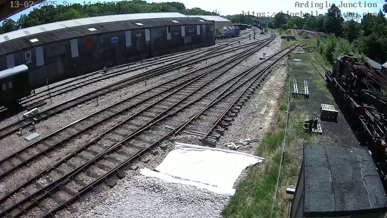Sheffield Green, Bluebell Railway, Sheffield Park Station Ardingly Junction Live Cam - Uckfield, Wealden, East Sussex, South East, England, United Kingdom