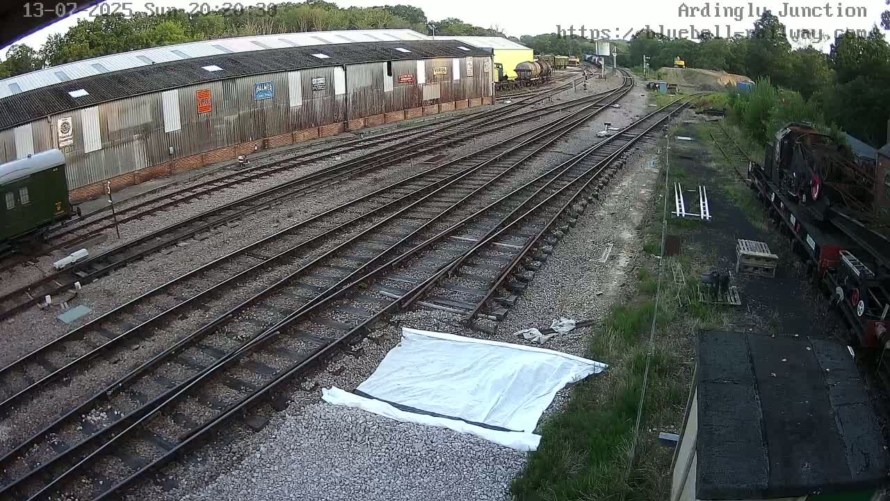 Sheffield Green, Bluebell Railway, Sheffield Park Station Ardingly Junction Live Cam - Uckfield, Wealden, East Sussex, South East, England, United Kingdom