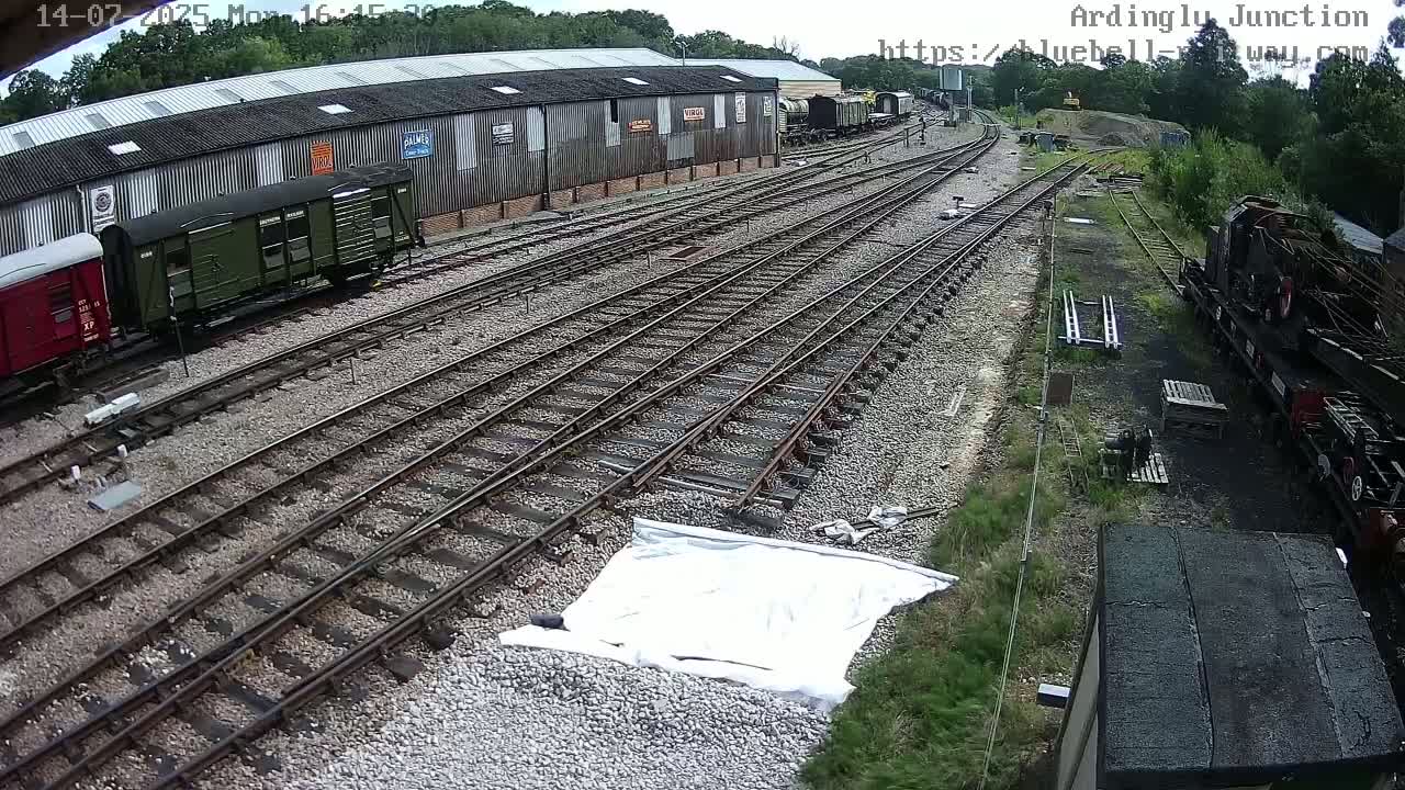 Sheffield Green, Bluebell Railway, Sheffield Park Station Ardingly Junction Live Cam - Uckfield, Wealden, East Sussex, South East, England, United Kingdom