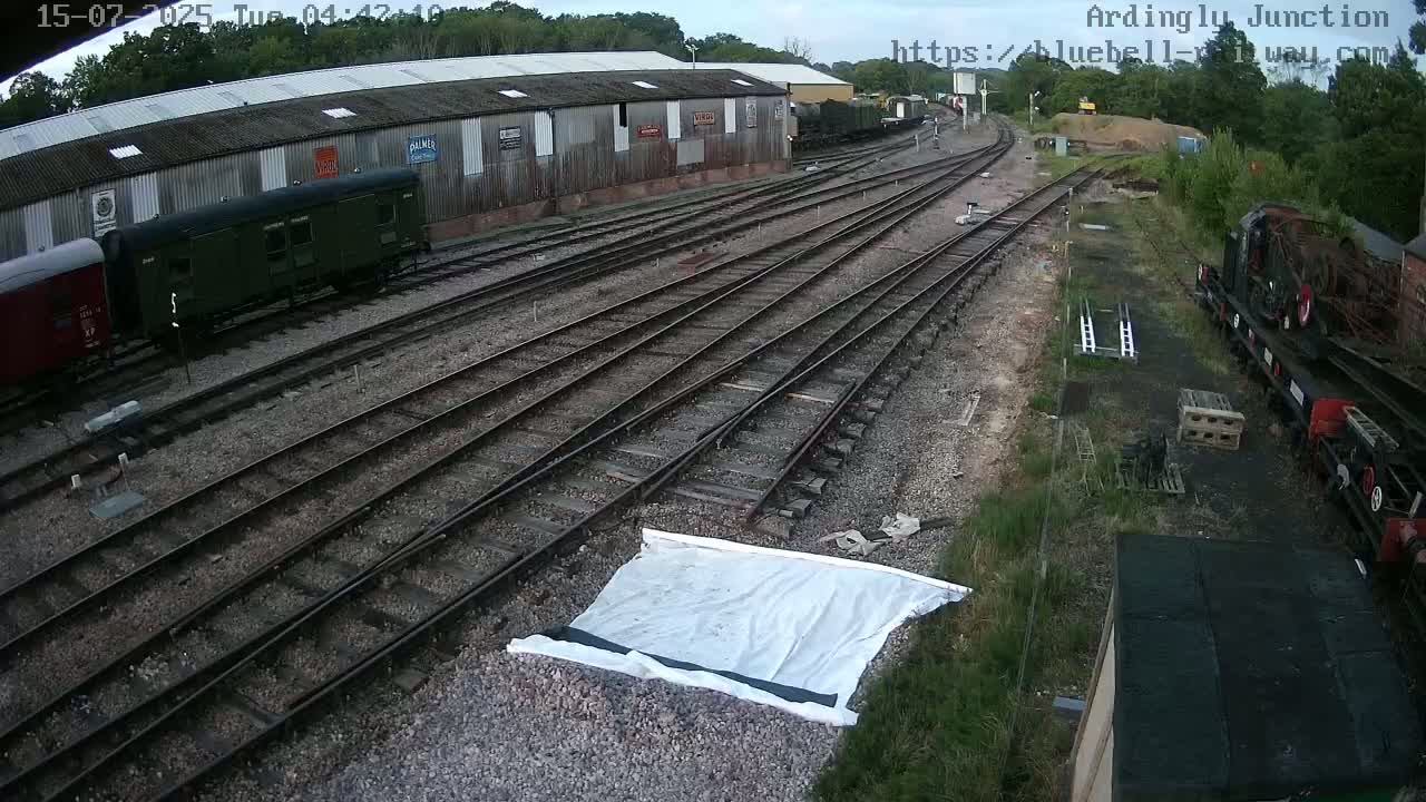 Sheffield Green, Bluebell Railway, Sheffield Park Station Ardingly Junction Live Cam - Uckfield, Wealden, East Sussex, South East, England, United Kingdom