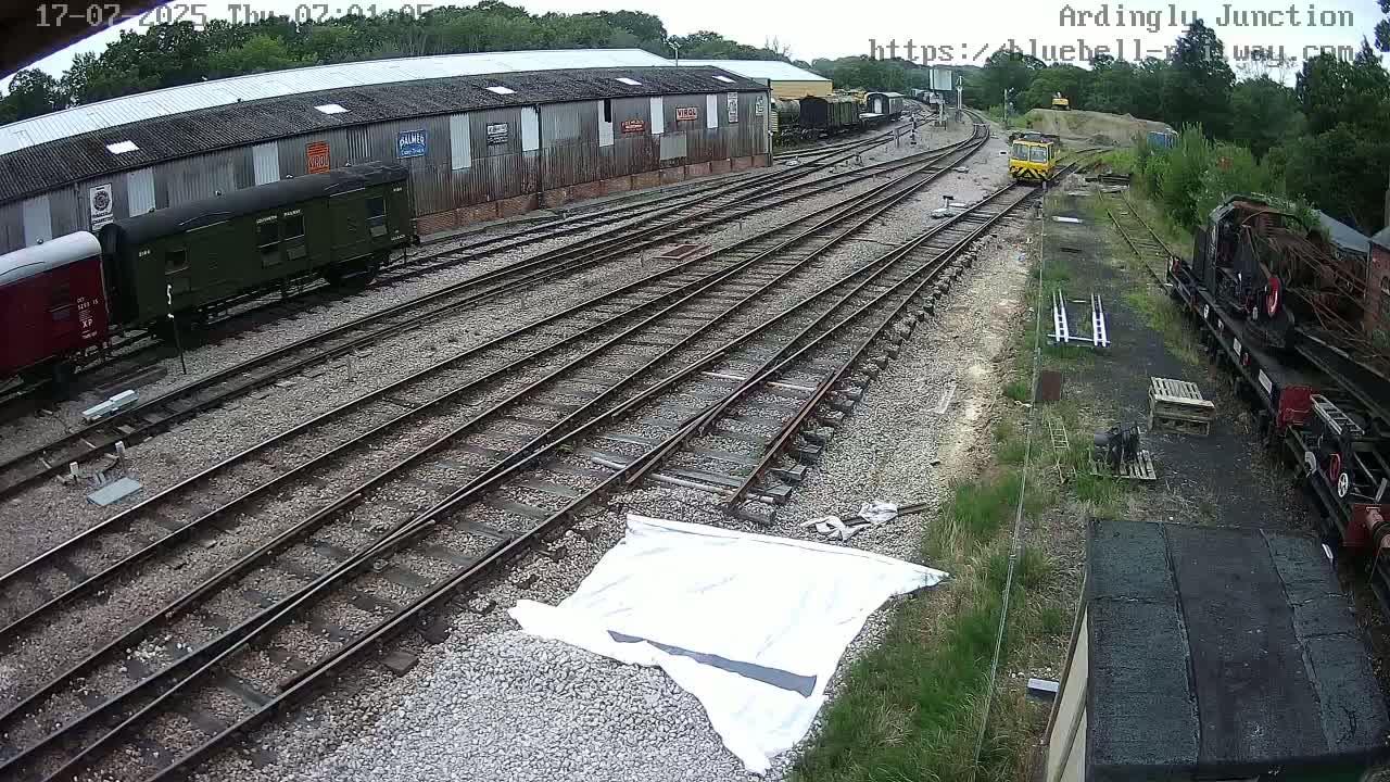 Sheffield Green, Bluebell Railway, Sheffield Park Station Ardingly Junction Live Cam - Uckfield, Wealden, East Sussex, South East, England, United Kingdom