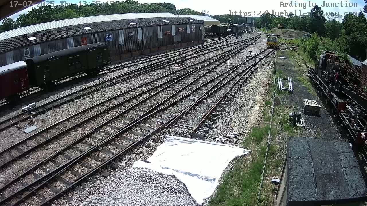 Sheffield Green, Bluebell Railway, Sheffield Park Station Ardingly Junction Live Cam - Uckfield, Wealden, East Sussex, South East, England, United Kingdom