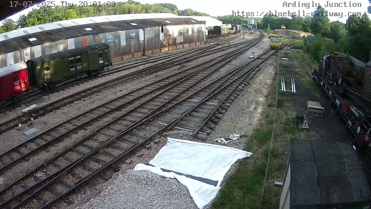 Sheffield Green, Bluebell Railway, Sheffield Park Station Ardingly Junction Live Cam - Uckfield, Wealden, East Sussex, South East, England, United Kingdom