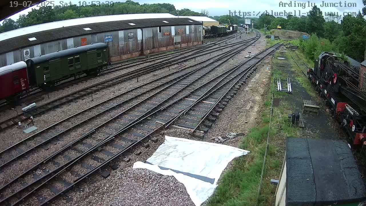 Sheffield Green, Bluebell Railway, Sheffield Park Station Ardingly Junction Live Cam - Uckfield, Wealden, East Sussex, South East, England, United Kingdom