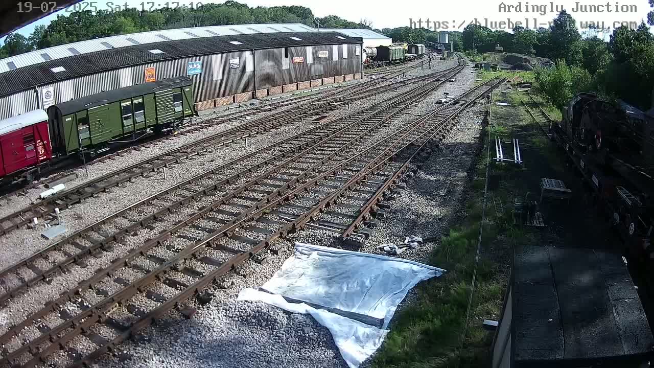 Sheffield Green, Bluebell Railway, Sheffield Park Station Ardingly Junction Live Cam - Uckfield, Wealden, East Sussex, South East, England, United Kingdom