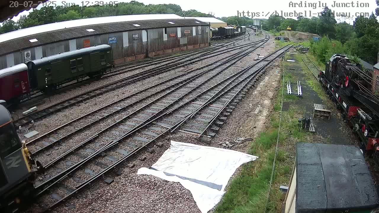 Sheffield Green, Bluebell Railway, Sheffield Park Station Ardingly Junction Live Cam - Uckfield, Wealden, East Sussex, South East, England, United Kingdom