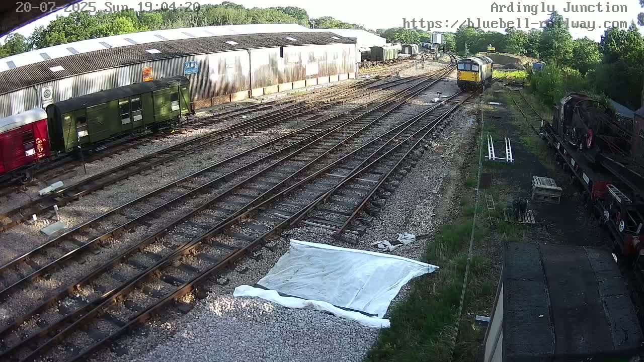 Sheffield Green, Bluebell Railway, Sheffield Park Station Ardingly Junction Live Cam - Uckfield, Wealden, East Sussex, South East, England, United Kingdom