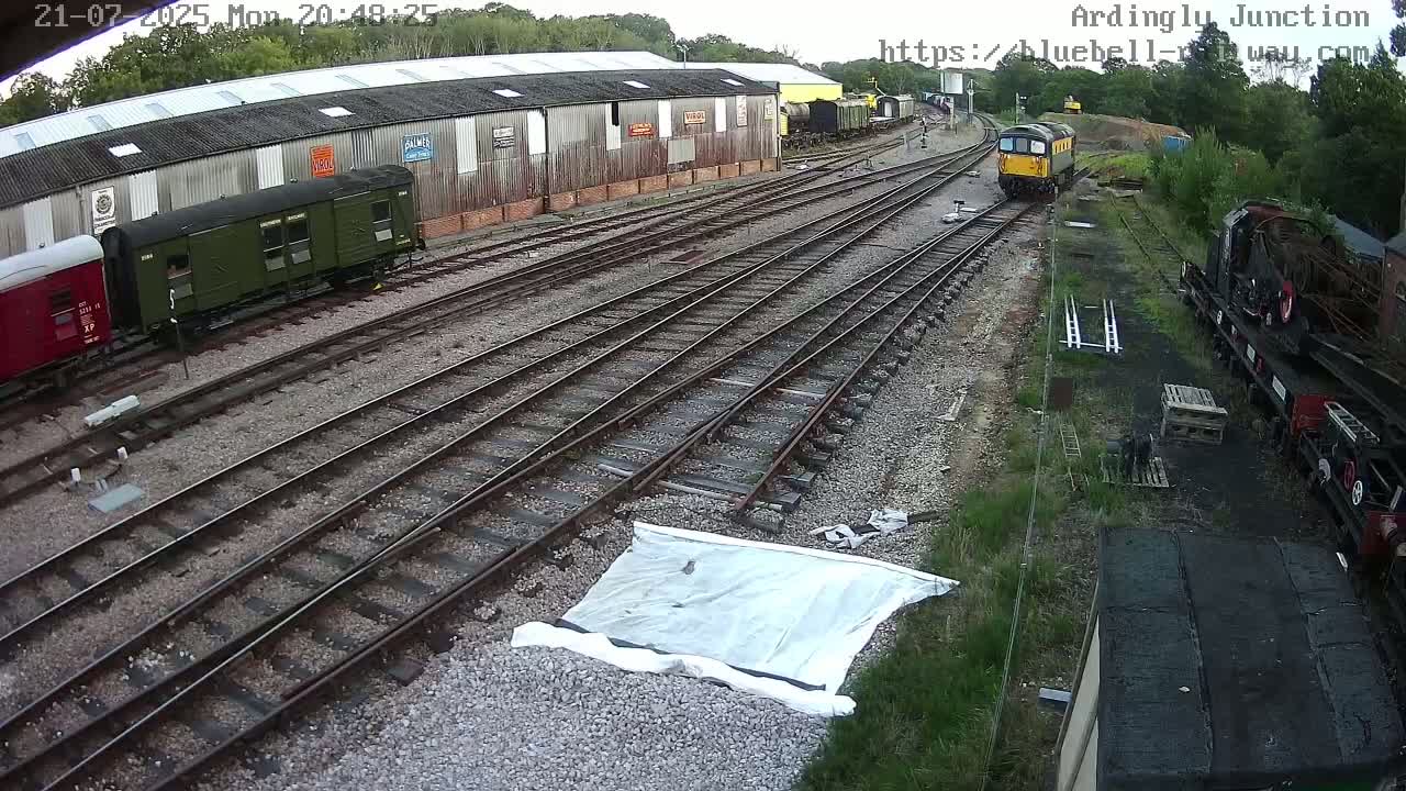 Sheffield Green, Bluebell Railway, Sheffield Park Station Ardingly Junction Live Cam - Uckfield, Wealden, East Sussex, South East, England, United Kingdom