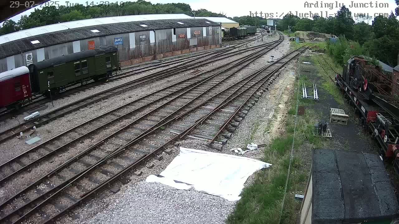 Sheffield Green, Bluebell Railway, Sheffield Park Station Ardingly Junction Live Cam - Uckfield, Wealden, East Sussex, South East, England, United Kingdom