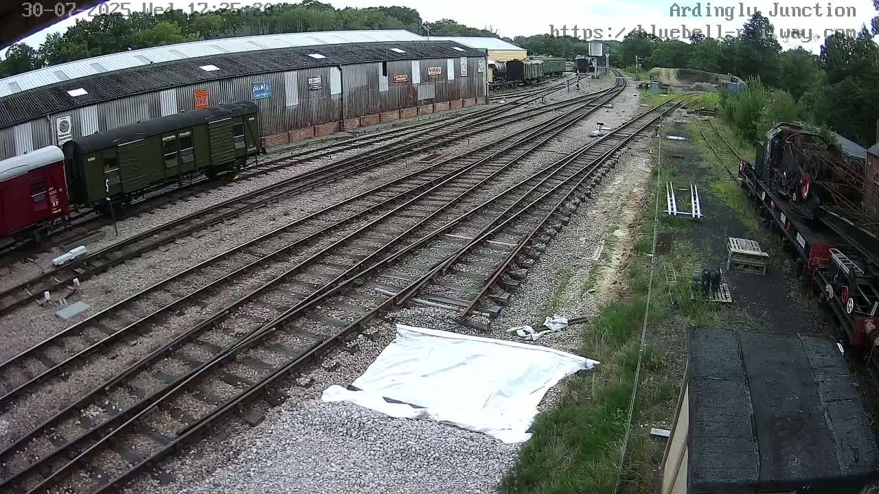 Sheffield Green, Bluebell Railway, Sheffield Park Station Ardingly Junction Live Cam - Uckfield, Wealden, East Sussex, South East, England, United Kingdom