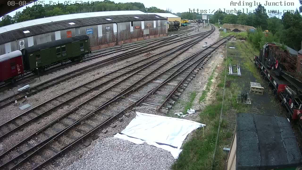Sheffield Green, Bluebell Railway, Sheffield Park Station Ardingly Junction Live Cam - Uckfield, Wealden, East Sussex, South East, England, United Kingdom