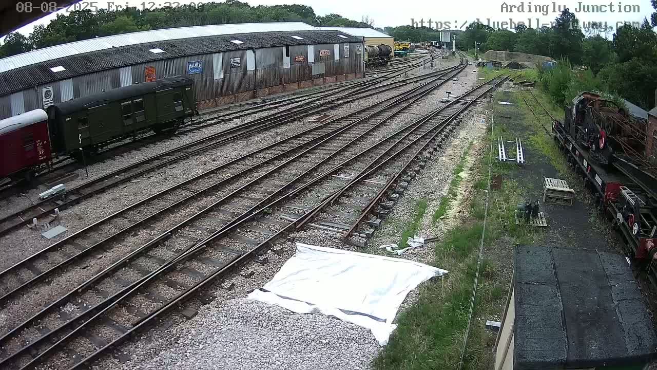 Sheffield Green, Bluebell Railway, Sheffield Park Station Ardingly Junction Live Cam - Uckfield, Wealden, East Sussex, South East, England, United Kingdom