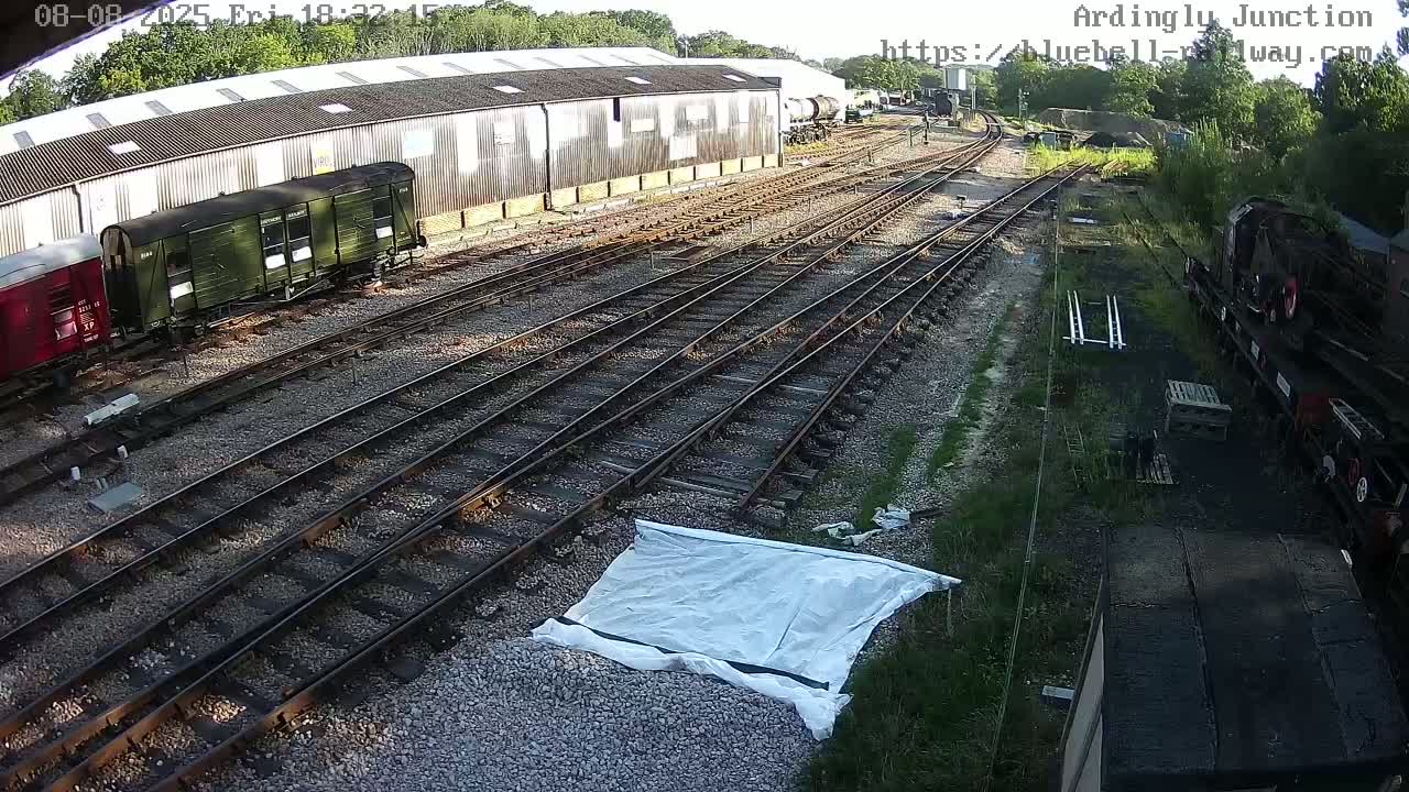 Sheffield Green, Bluebell Railway, Sheffield Park Station Ardingly Junction Live Cam - Uckfield, Wealden, East Sussex, South East, England, United Kingdom