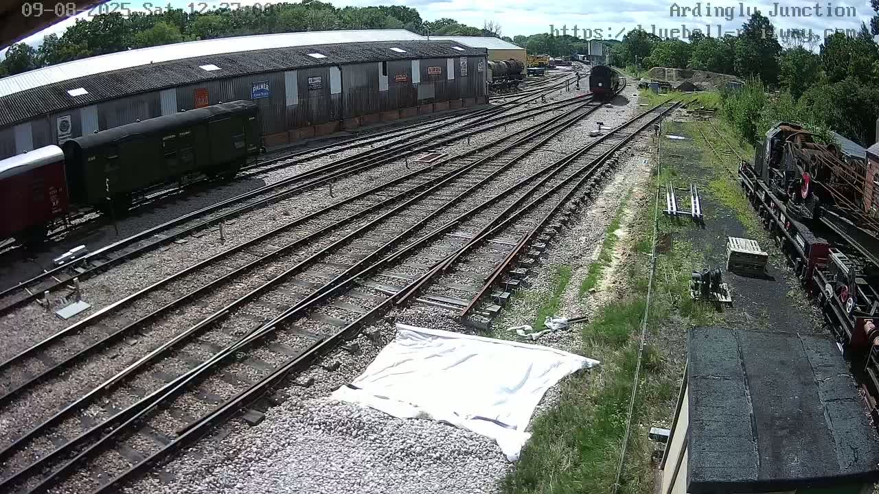 Sheffield Green, Bluebell Railway, Sheffield Park Station Ardingly Junction Live Cam - Uckfield, Wealden, East Sussex, South East, England, United Kingdom