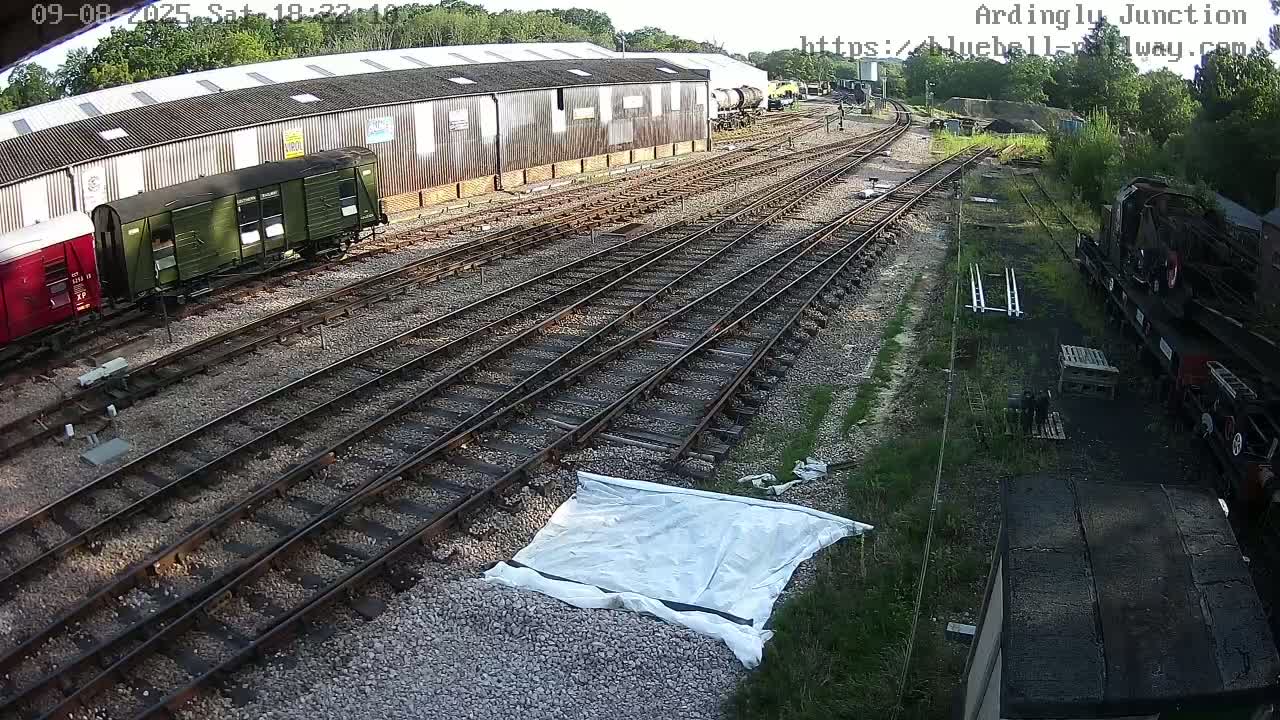 Sheffield Green, Bluebell Railway, Sheffield Park Station Ardingly Junction Live Cam - Uckfield, Wealden, East Sussex, South East, England, United Kingdom