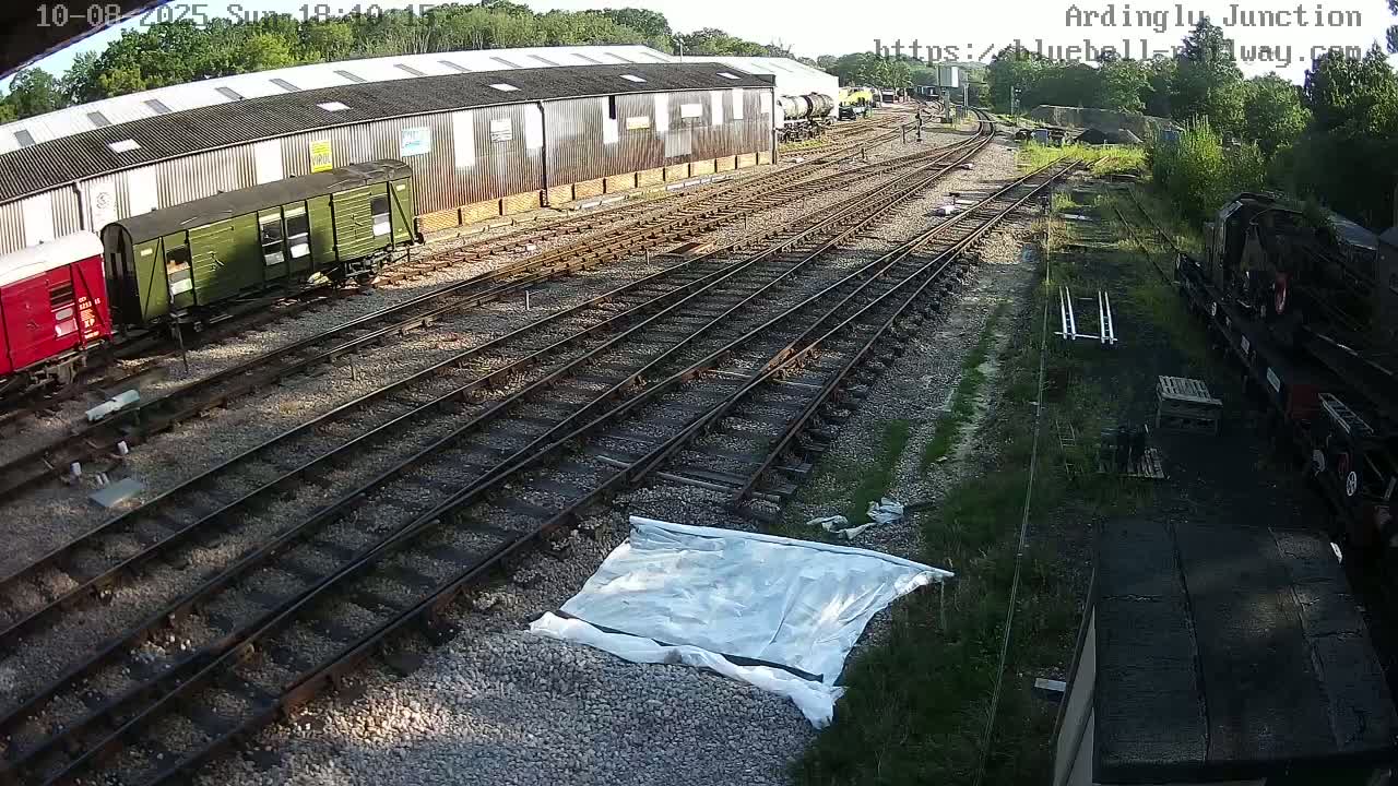 Sheffield Green, Bluebell Railway, Sheffield Park Station Ardingly Junction Live Cam - Uckfield, Wealden, East Sussex, South East, England, United Kingdom