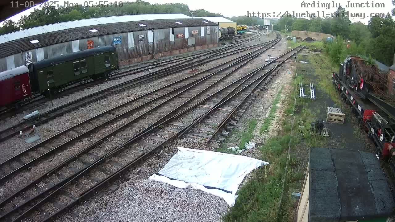 Sheffield Green, Bluebell Railway, Sheffield Park Station Ardingly Junction Live Cam - Uckfield, Wealden, East Sussex, South East, England, United Kingdom