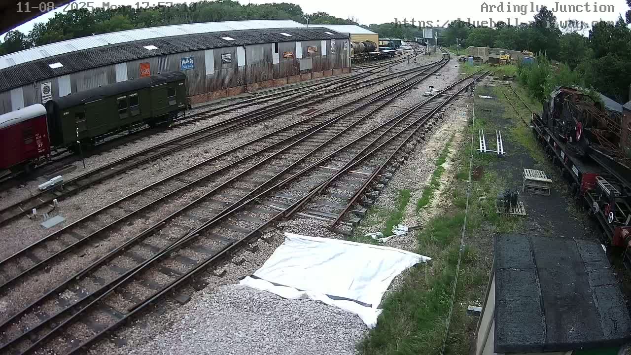 Sheffield Green, Bluebell Railway, Sheffield Park Station Ardingly Junction Live Cam - Uckfield, Wealden, East Sussex, South East, England, United Kingdom