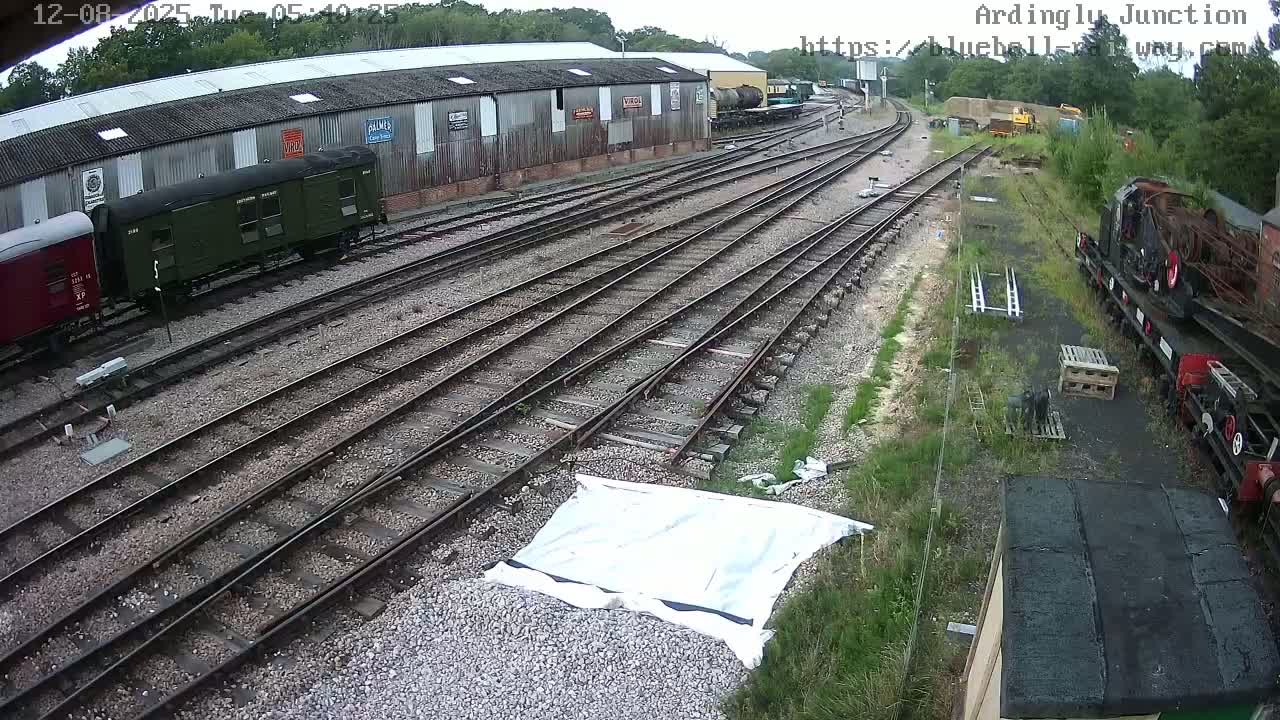 Sheffield Green, Bluebell Railway, Sheffield Park Station Ardingly Junction Live Cam - Uckfield, Wealden, East Sussex, South East, England, United Kingdom