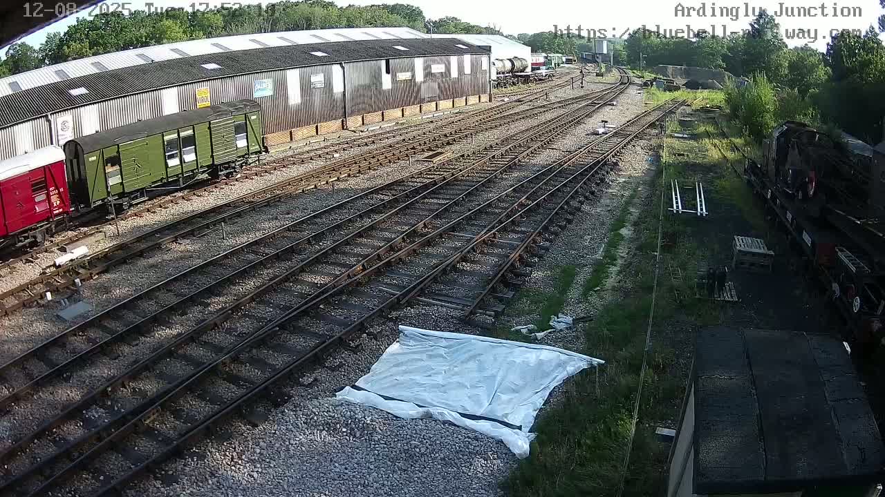 Sheffield Green, Bluebell Railway, Sheffield Park Station Ardingly Junction Live Cam - Uckfield, Wealden, East Sussex, South East, England, United Kingdom