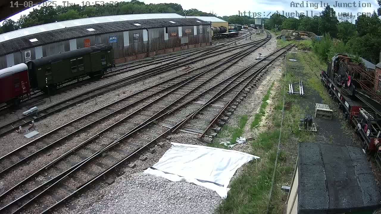 Sheffield Green, Bluebell Railway, Sheffield Park Station Ardingly Junction Live Cam - Uckfield, Wealden, East Sussex, South East, England, United Kingdom