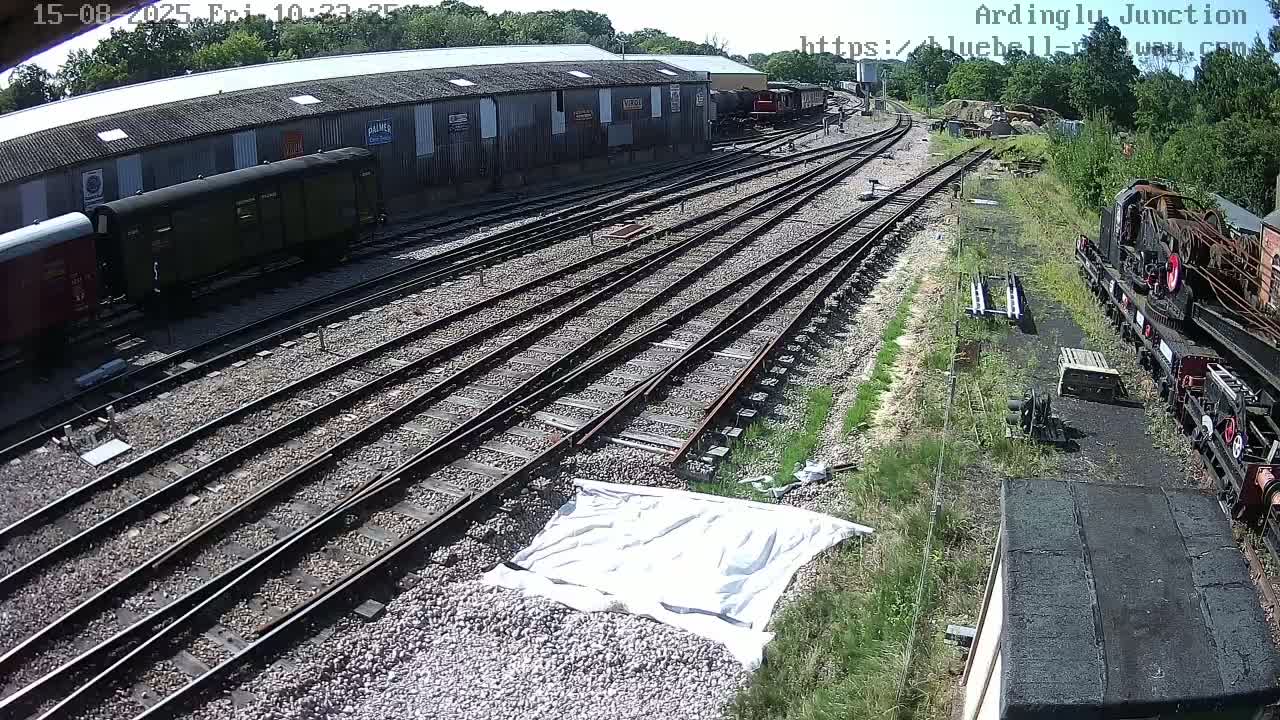 Sheffield Green, Bluebell Railway, Sheffield Park Station Ardingly Junction Live Cam - Uckfield, Wealden, East Sussex, South East, England, United Kingdom