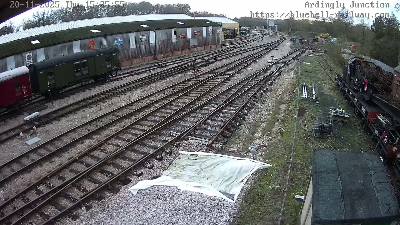 Sheffield Green, Bluebell Railway, Sheffield Park Station Ardingly Junction Live Cam - Uckfield, Wealden, East Sussex, South East, England, United Kingdom