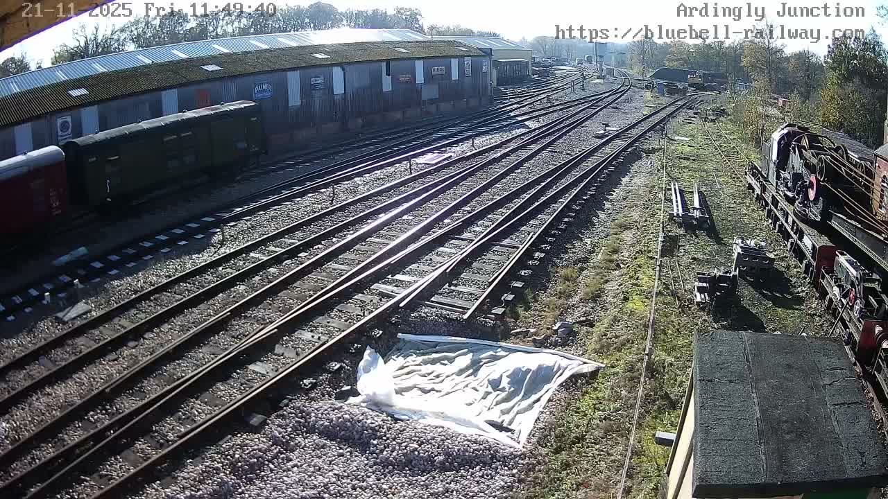 Sheffield Green, Bluebell Railway, Sheffield Park Station Ardingly Junction Live Cam - Uckfield, Wealden, East Sussex, South East, England, United Kingdom
