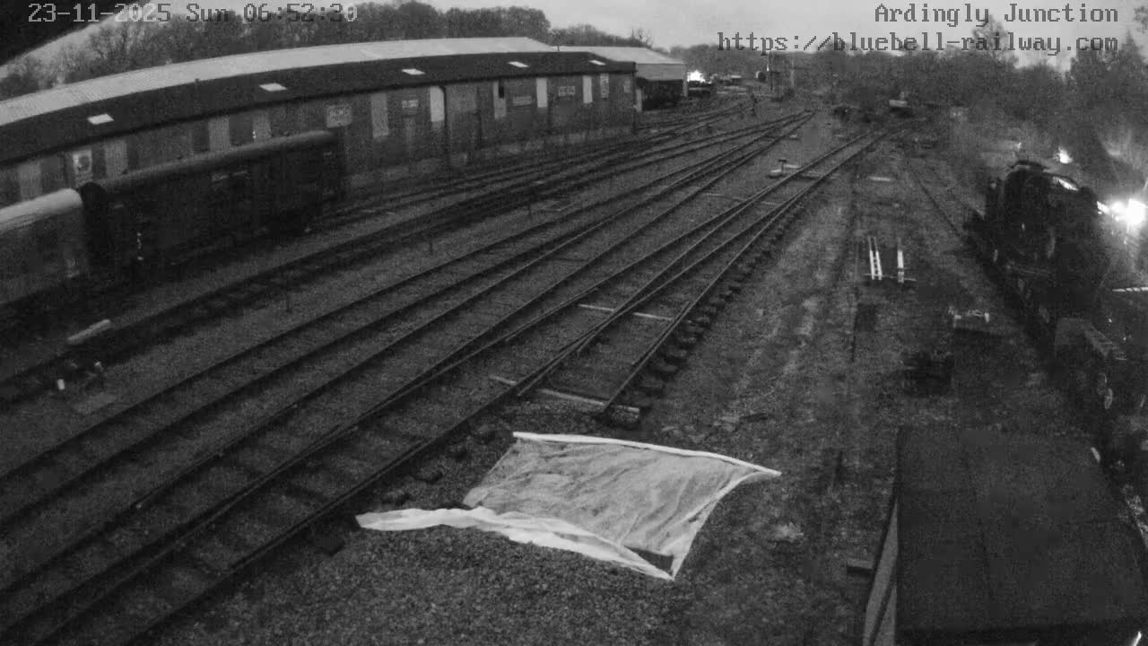 Sheffield Green, Bluebell Railway, Sheffield Park Station Ardingly Junction Live Cam - Uckfield, Wealden, East Sussex, South East, England, United Kingdom