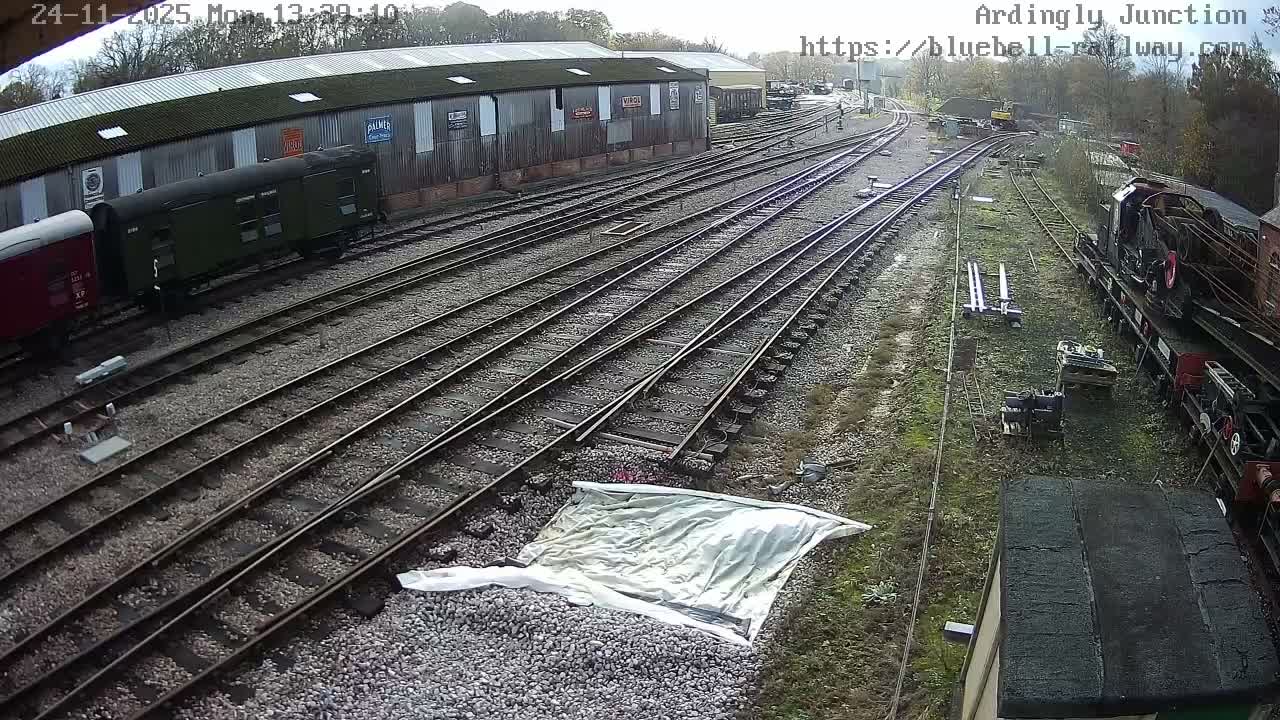 Sheffield Green, Bluebell Railway, Sheffield Park Station Ardingly Junction Live Cam - Uckfield, Wealden, East Sussex, South East, England, United Kingdom