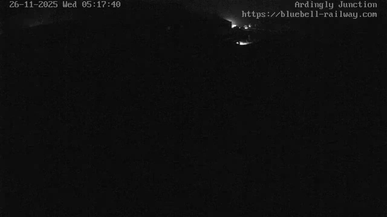 Sheffield Green, Bluebell Railway, Sheffield Park Station Ardingly Junction Live Cam - Uckfield, Wealden, East Sussex, South East, England, United Kingdom