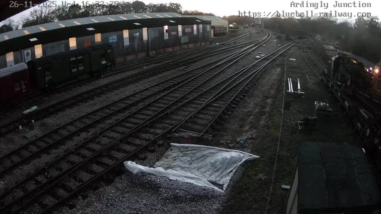Sheffield Green, Bluebell Railway, Sheffield Park Station Ardingly Junction Live Cam - Uckfield, Wealden, East Sussex, South East, England, United Kingdom