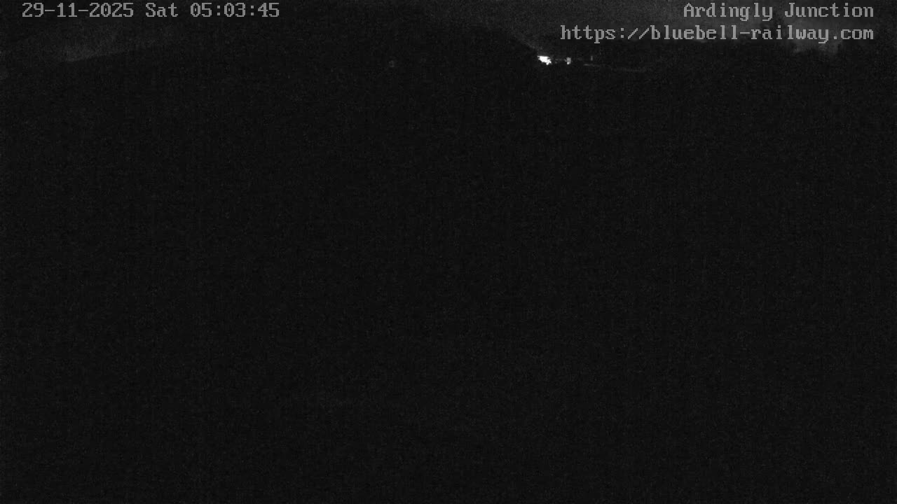 Sheffield Green, Bluebell Railway, Sheffield Park Station Ardingly Junction Live Cam - Uckfield, Wealden, East Sussex, South East, England, United Kingdom