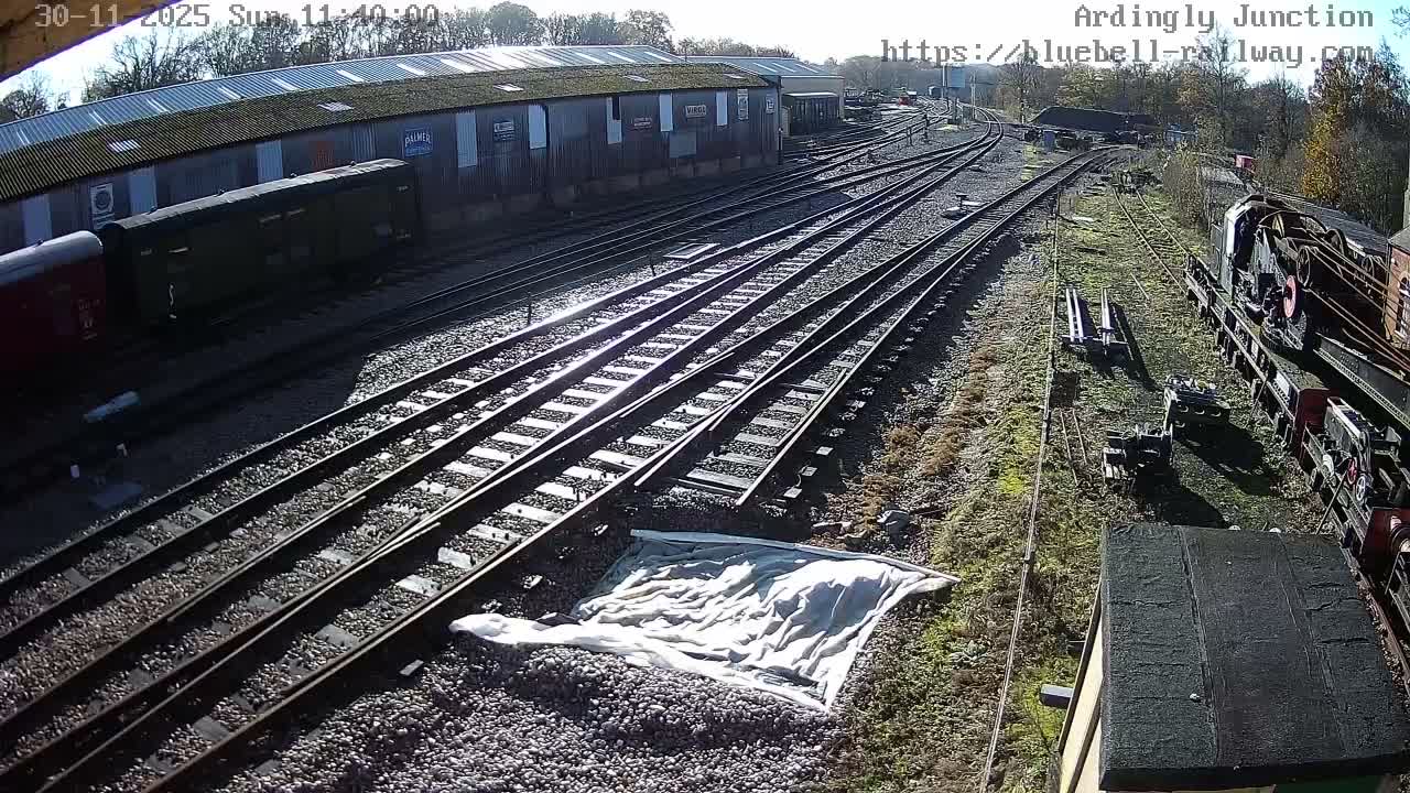 Sheffield Green, Bluebell Railway, Sheffield Park Station Ardingly Junction Live Cam - Uckfield, Wealden, East Sussex, South East, England, United Kingdom