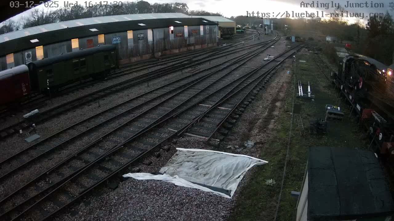 Sheffield Green, Bluebell Railway, Sheffield Park Station Ardingly Junction Live Cam - Uckfield, Wealden, East Sussex, South East, England, United Kingdom