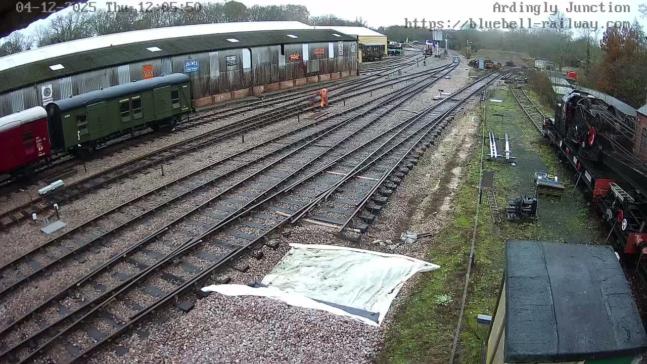 Sheffield Green, Bluebell Railway, Sheffield Park Station Ardingly Junction Live Cam - Uckfield, Wealden, East Sussex, South East, England, United Kingdom