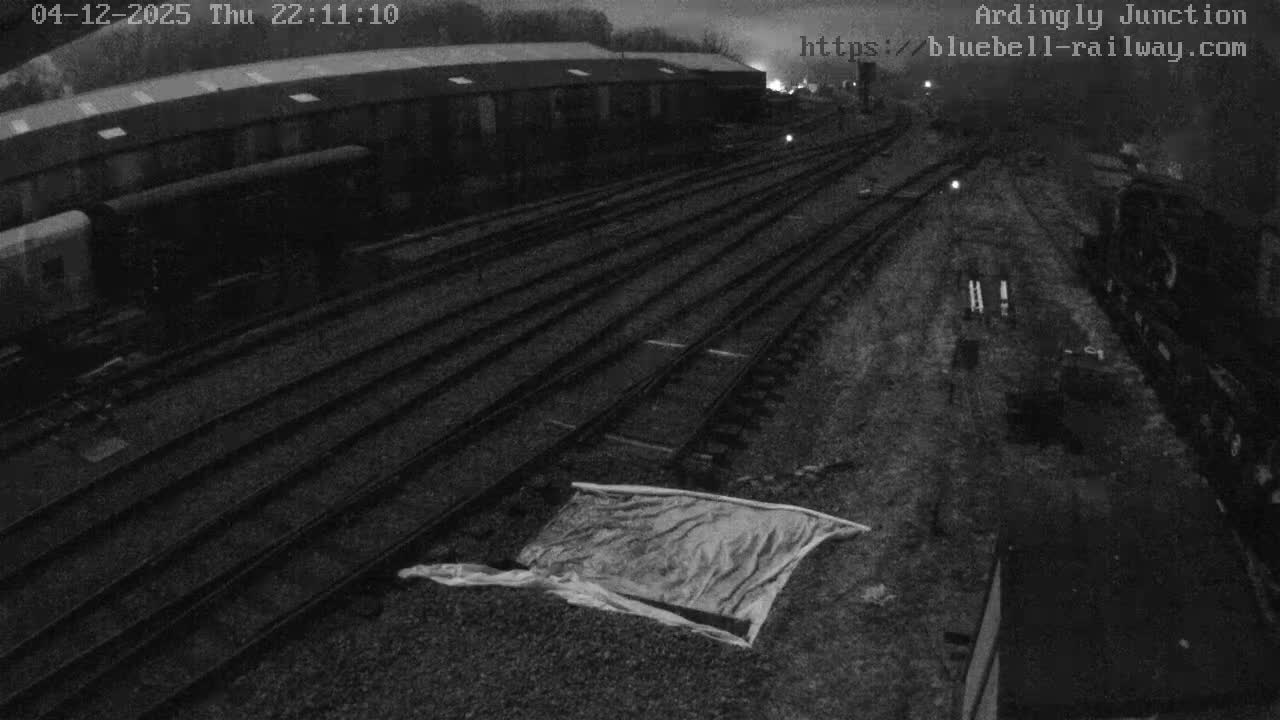 Sheffield Green, Bluebell Railway, Sheffield Park Station Ardingly Junction Live Cam - Uckfield, Wealden, East Sussex, South East, England, United Kingdom