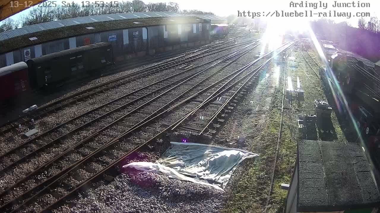 Sheffield Green, Bluebell Railway, Sheffield Park Station Ardingly Junction Live Cam - Uckfield, Wealden, East Sussex, South East, England, United Kingdom