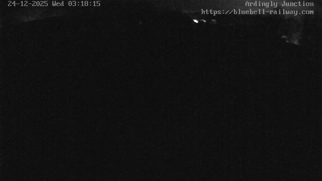 Sheffield Green, Bluebell Railway, Sheffield Park Station Ardingly Junction Live Cam - Uckfield, Wealden, East Sussex, South East, England, United Kingdom