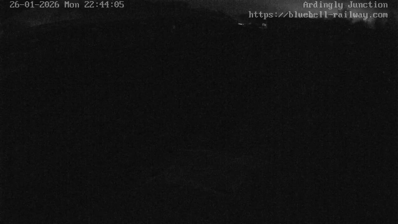 Sheffield Green, Bluebell Railway, Sheffield Park Station Ardingly Junction Live Cam - Uckfield, Wealden, East Sussex, South East, England, United Kingdom