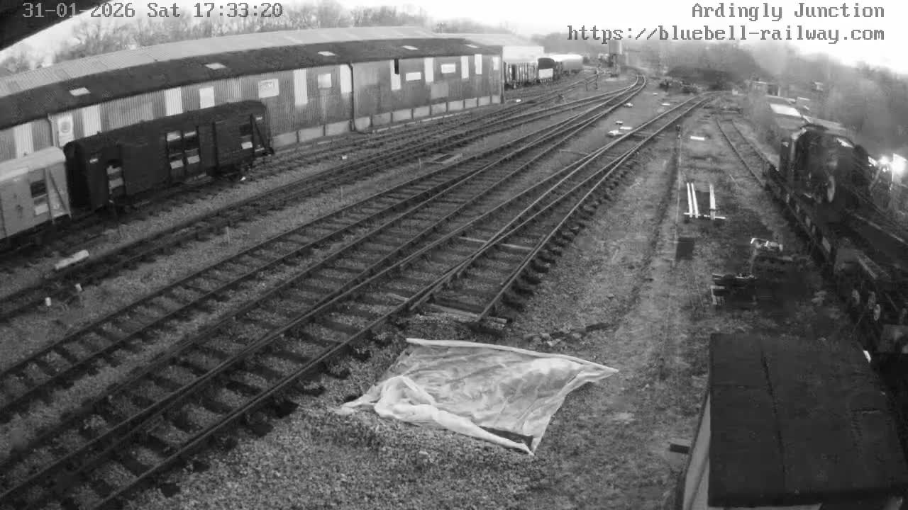 Sheffield Green, Bluebell Railway, Sheffield Park Station Ardingly Junction Live Cam - Uckfield, Wealden, East Sussex, South East, England, United Kingdom