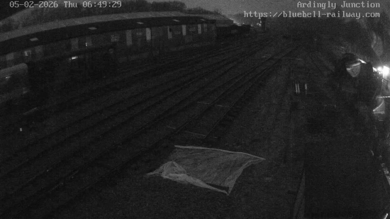 Sheffield Green, Bluebell Railway, Sheffield Park Station Ardingly Junction Live Cam - Uckfield, Wealden, East Sussex, South East, England, United Kingdom