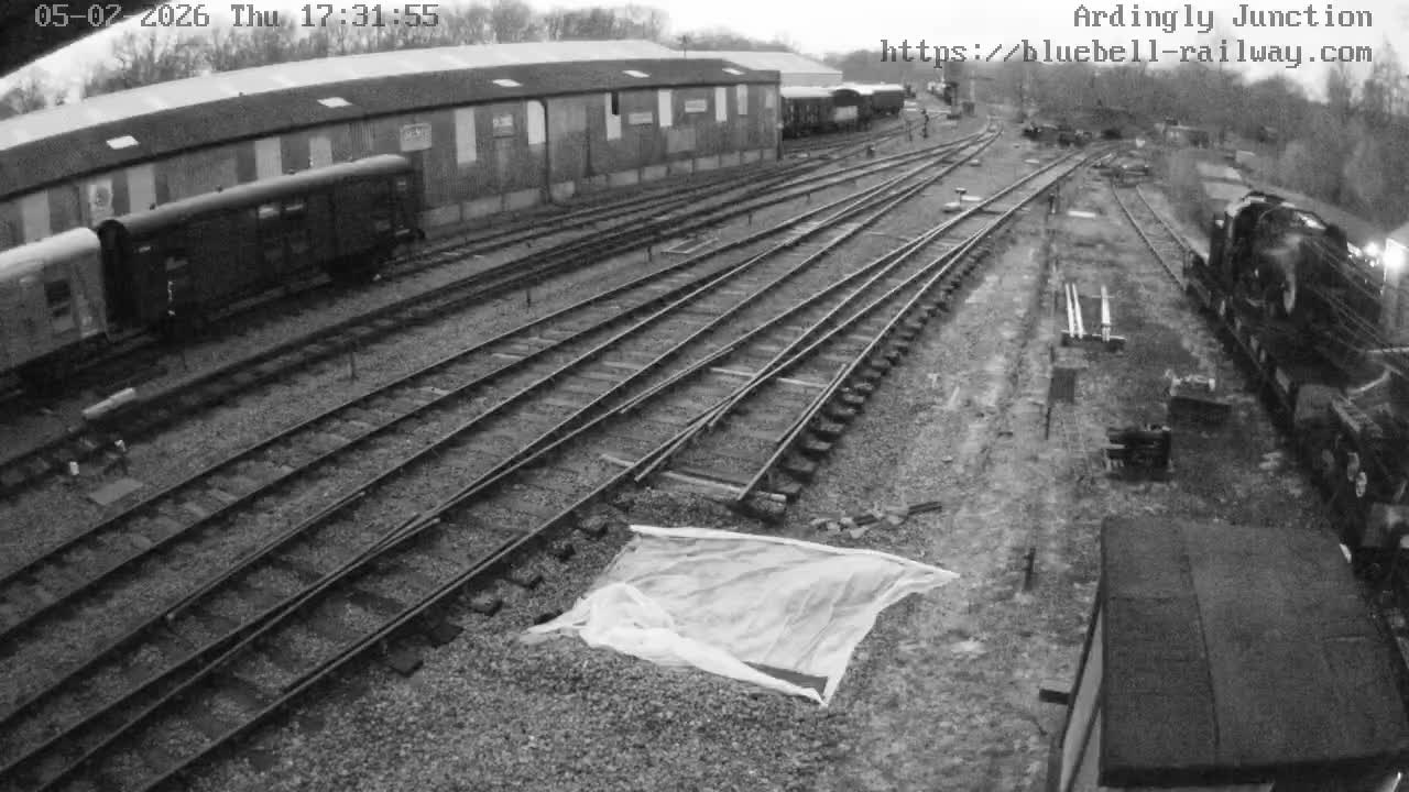 Sheffield Green, Bluebell Railway, Sheffield Park Station Ardingly Junction Live Cam - Uckfield, Wealden, East Sussex, South East, England, United Kingdom