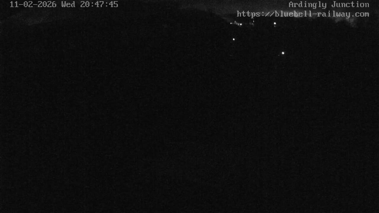 Sheffield Green, Bluebell Railway, Sheffield Park Station Ardingly Junction Live Cam - Uckfield, Wealden, East Sussex, South East, England, United Kingdom