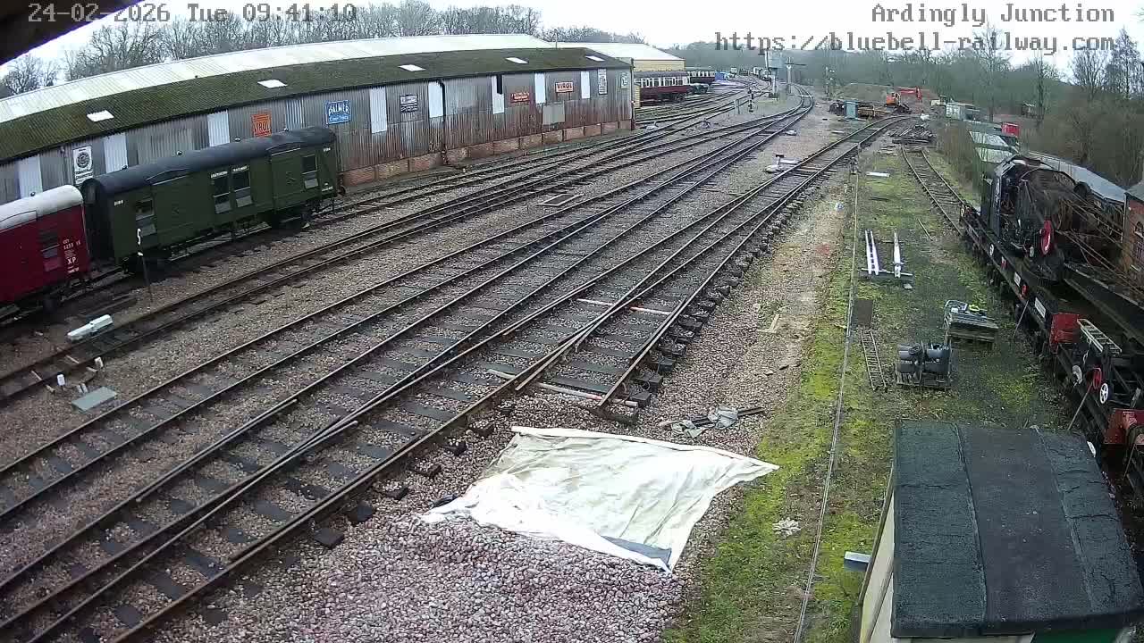 Sheffield Green, Bluebell Railway, Sheffield Park Station Ardingly Junction Live Cam - Uckfield, Wealden, East Sussex, South East, England, United Kingdom
