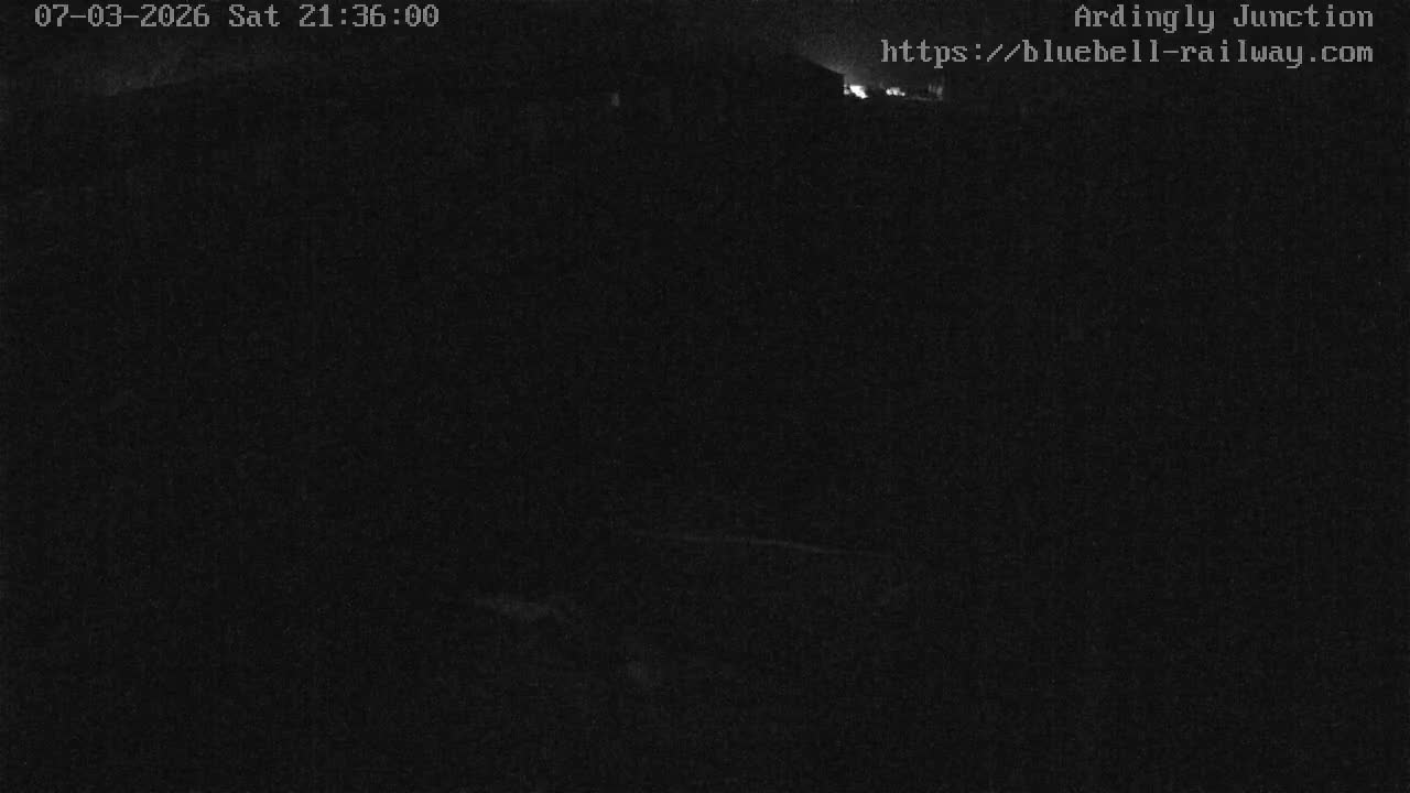 Sheffield Green, Bluebell Railway, Sheffield Park Station Ardingly Junction Live Cam - Uckfield, Wealden, East Sussex, South East, England, United Kingdom