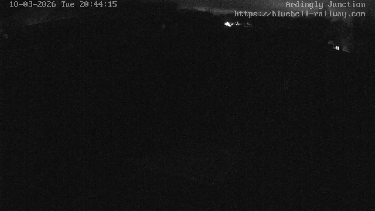 Sheffield Green, Bluebell Railway, Sheffield Park Station Ardingly Junction Live Cam - Uckfield, Wealden, East Sussex, South East, England, United Kingdom