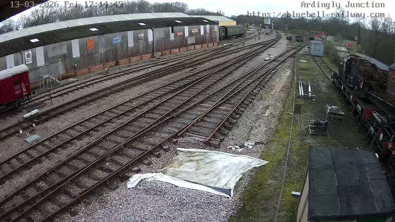 Sheffield Green, Bluebell Railway, Sheffield Park Station Ardingly Junction Live Cam - Uckfield, Wealden, East Sussex, South East, England, United Kingdom