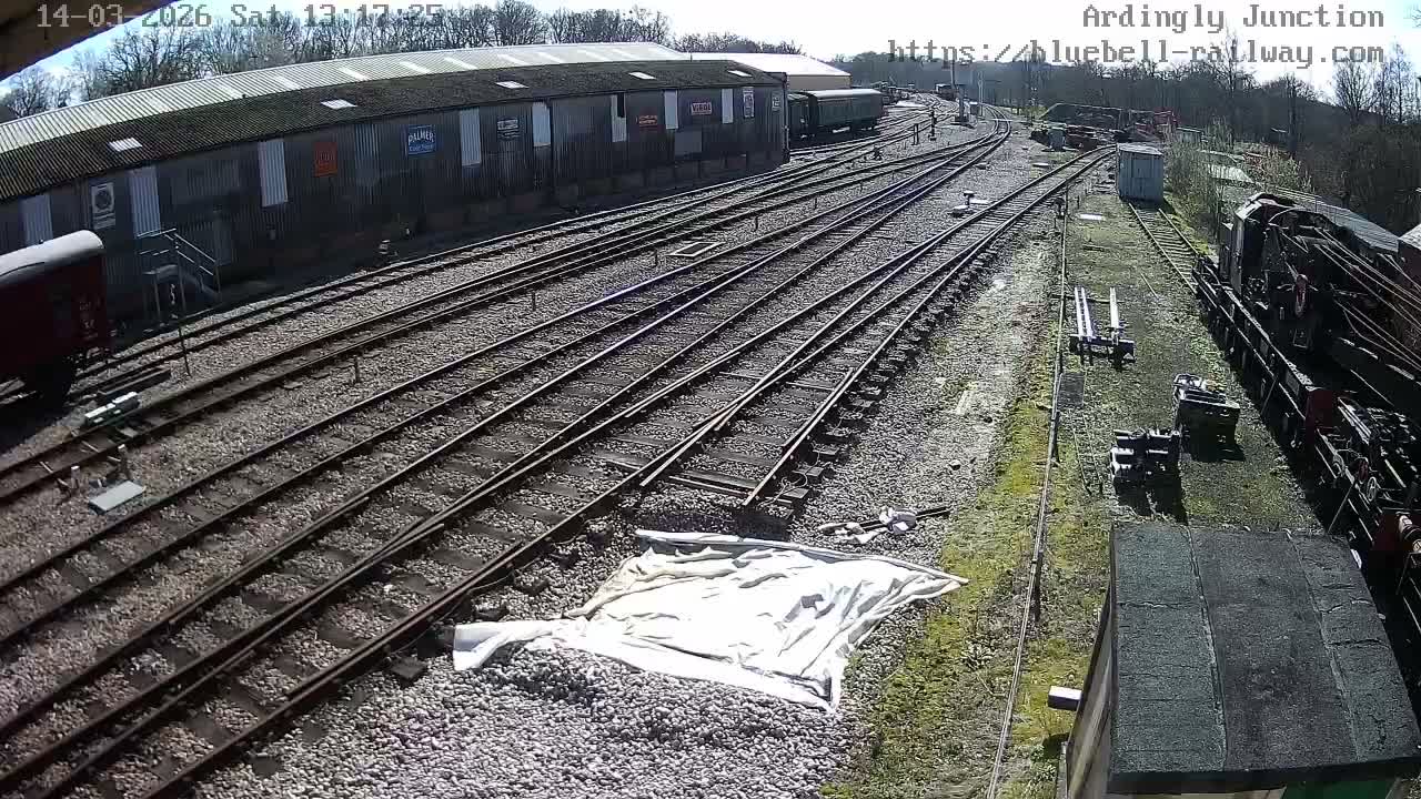Sheffield Green, Bluebell Railway, Sheffield Park Station Ardingly Junction Live Cam - Uckfield, Wealden, East Sussex, South East, England, United Kingdom