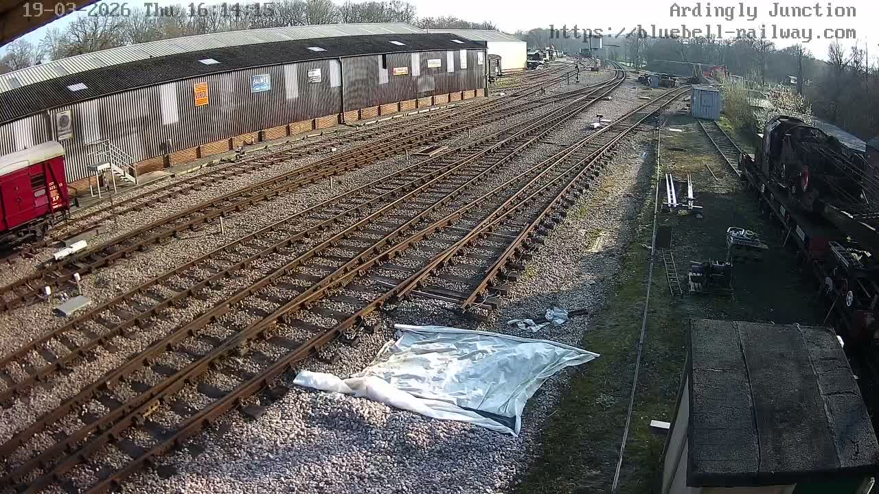 Sheffield Green, Bluebell Railway, Sheffield Park Station Ardingly Junction Live Cam - Uckfield, Wealden, East Sussex, South East, England, United Kingdom